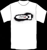 Image of T-shirt white with Strange Food/bomb design (girls & boys)