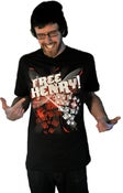 Image of Black Unisex V-Neck