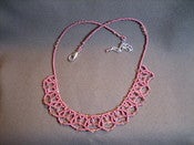 Image of Pink Net Necklace