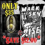 Image of PACKAGE DEAL NEW "RISE TEE" AND "EP"