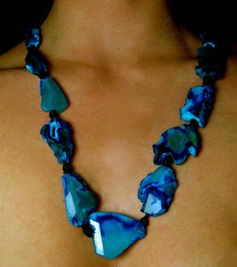 Image of Blue Agate and Silk 