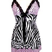 Image of Zebra Polkadot Dress Size S