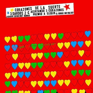 Image of corazones de la suerte tee