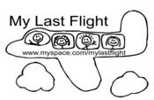 Image of My Last Flight Bumper Stickers