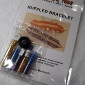 Image of RUFFELED BEADED BRACELET