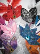 Image of Flapper Style 3 Petal Fascinator Comb