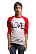 Image of LOVE 3/4 Baseball Tee (Spring Line)