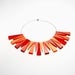 Image of Tutti Frutti Orange Red Necklace