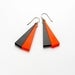 Image of Tutti Frutti Black Orange Earrings