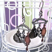 Image of 'hanging mobile for my baby girl' earrings