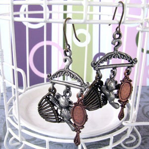 Image of 'hanging mobile for my baby girl' earrings