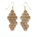 Image of Medium Honeycomb Earrings