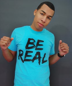 Image of Be Real - Aqua/Black
