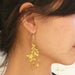 Image of Large Yellow Blossom Earrings