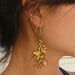 Image of Large Yellow Blossom Earrings
