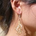 Image of Medium Silver Blossom Earrings