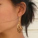 Image of Medium White Blossom Earrings