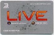 Image of TARJETA CODIGO XBOX 360 LIVE GOLD 3 MESES
