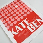 Image of wedding date concert poster - customized