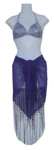Image of Bikini/Bottom w/ Sheer Long Sarong Set