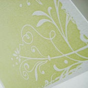 Image of 'Fresh', Letterpress Cards (Set of 6, green)