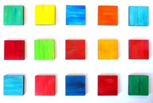 Image of Poetry in 15 - Mixed Media Wall Blocks