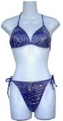 Image of Bikini Top with Bottom-Metallic Color