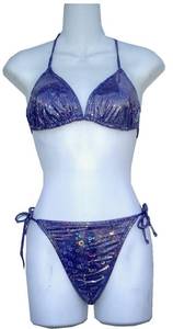 Image of Bikini Top with Bottom-Metallic Color