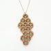 Image of Medium Honeycomb Pendant with Chain
