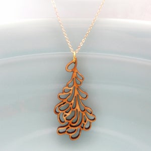Image of Small Petal Pendant with Chain