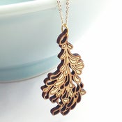 Image of Medium Gold Blossom Pendant with Chain