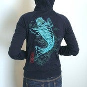 Image of Koi womens hoodie 