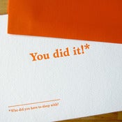 Image of Congratulations, 0603