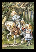 Image of Alice in Wonderland: 5 10x7 Prints by John Tenniel Set 1