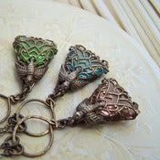 Image of Vintage Filigree Bird Necklace