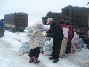 Image of Bag of Coal for a Refugee Family