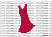 Image of Alpha Phi Red Dress Thank Yous