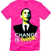 Image of Barack Obama 'Change is Fresh' Tshirt