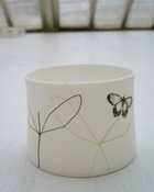 Image of Zen votive candle holder leaf