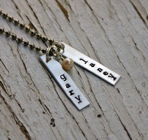 Image of Two Tabs necklace