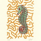 Image of SEAHORSE : limited edition screenprint