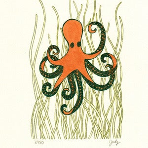 Image of IT'S AN OCTOPUS : limited edition screenprint