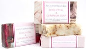 Image of  Rose Petal & Geranium Soap - Face and body
