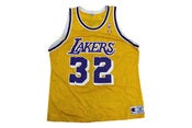 Image of Magic Johnson Los Angeles Laker's Champion Jersey