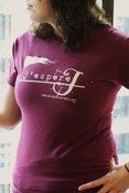 Image of Wing & Letter Tee - Maroon