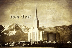 Image of Oquirrh Mountain LDS Temple Art 003