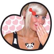 Image of Blushing Panda Necklace