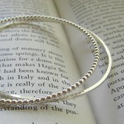 Image of Circle and Square Bangle Bracelet Set