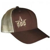 Image of Brown And Tan Trucker Hat with DPC Star