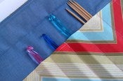 Image of Double Point Needle and Crochet Hook Organizer - Super Stripe